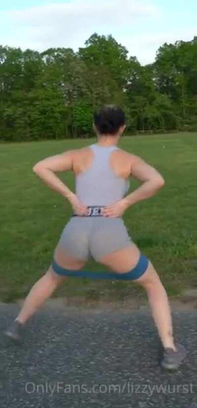 OF working out with jiggle, its something but it should be topless