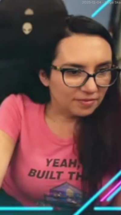 2025-12-04 Trisha eating a full cookie