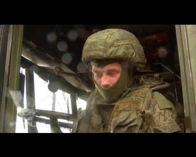 ru pov. Iskander fired at Ukranian position, near Ugledar