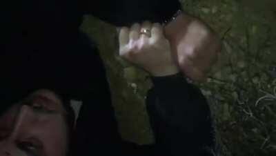 Every man for himself. An army intelligence soldier was arrested by a home owner after he attempted to steal his house.