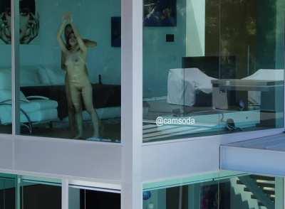 drone busts 2 hot ass chicks going at it