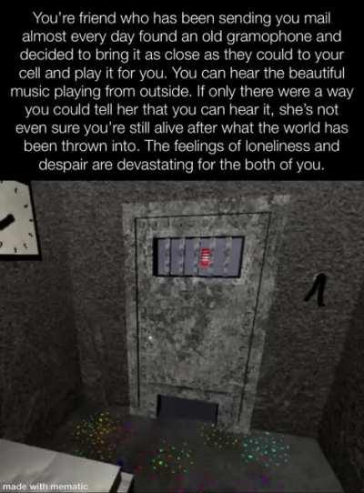 “Charlotte I HEAR IT!!! God! How can I tell her I hear it?”