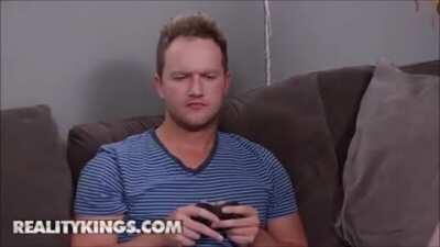 Hot Milf Cory Chase Joins 3some With Stepson & Nerdy Girl