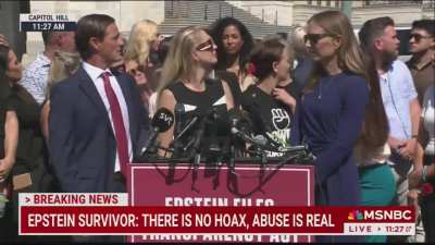 EPSTEIN SURVIVORS SPEAK, WHITE HOUSE SENDS JETS AT 800 FEET