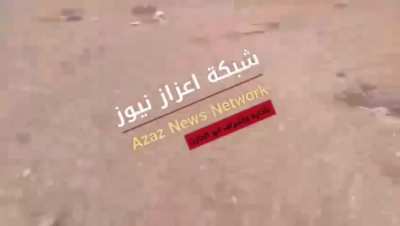 Syrian cameraman accidentally walking into a group of SDF soldiers