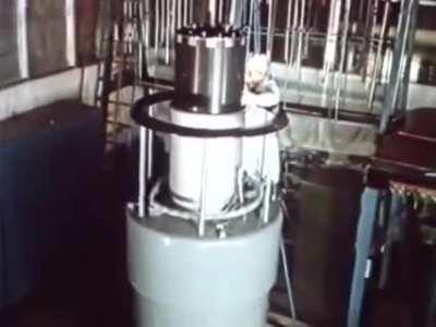 Soviet experimental nuclear engine for deep space travel.