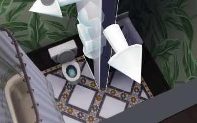 Quick toilet paper roll hack. 🧻