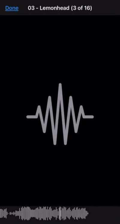 Frank talking at the end of Lemonhead