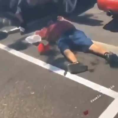 Stand in the way, get hit.