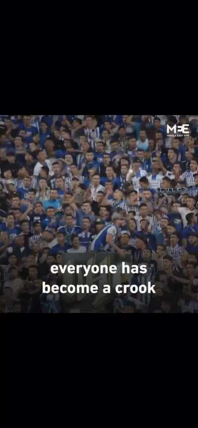 Passionate anti-corruption chants by morrocan ultras