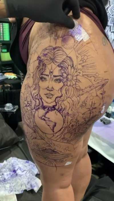 A lot of surface area there