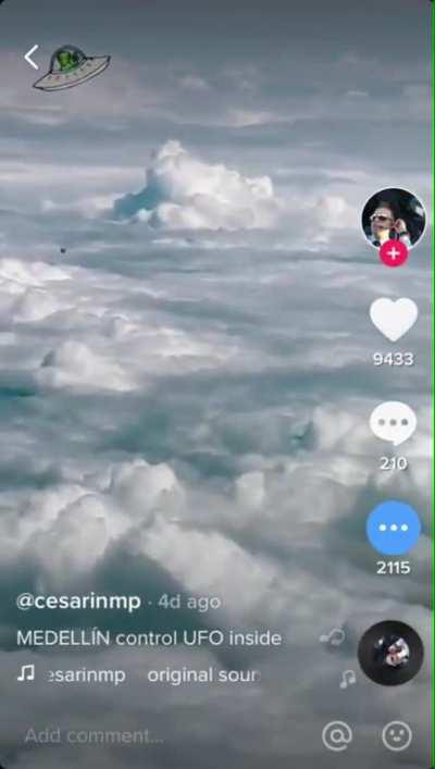 UFO Captured by pilot