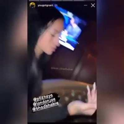 Bhad Bhabie in the Strip Club 😍🤟😘