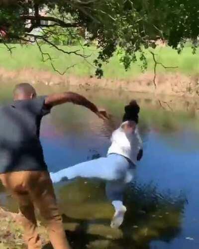 The water helped her honestly.