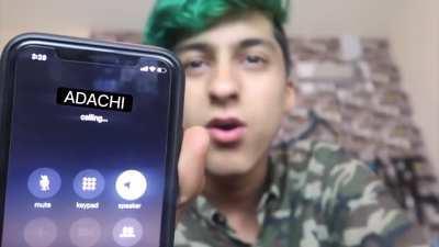 CALLING ADACHI AT 3AM *Gone Wrong* he’s mad. 😭