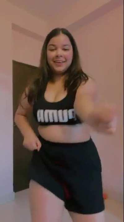 Back in the time when this song was popular among the IG bitches. Seen here is another chubby Bong going wild over it, as they always do.