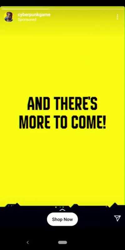 A marketing campaign has started. 