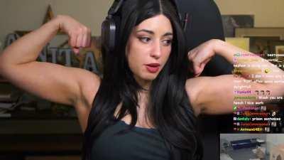 Sweet Anita Flexing ( Twitch Streamer )