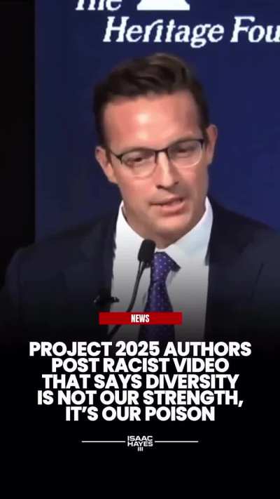 far right commentator Benny Johnson, who attacked the idea of diversity in marriage, community, and the military, said “Diversity is not our strength, it’s our poison.”