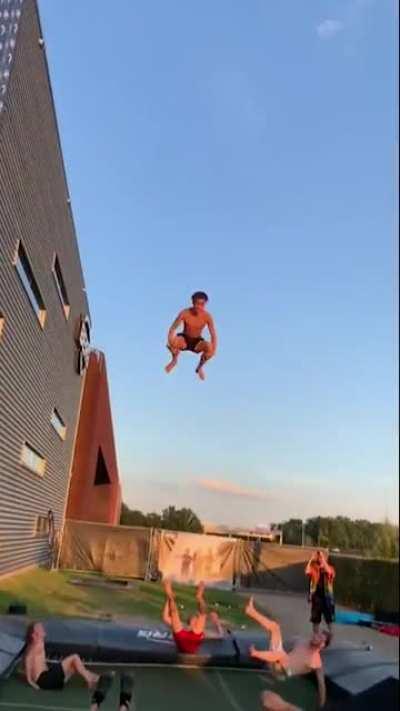 If your bros won't help you launch 30 feet in the air on a trampoline are they really your bros?