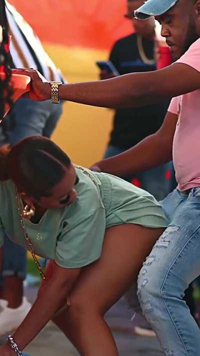 It’s her looking back knowing she dangerous 😩