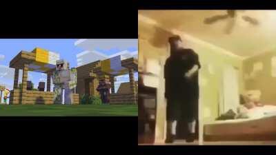 when villager gives you a rose