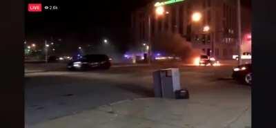 Firefight between civilians and security forces in St. Louis