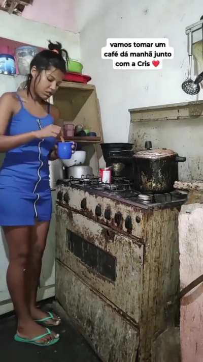 Tomar café com a Cris é gain ou loss?