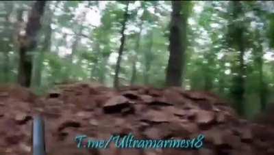 Awesome footage of Ukrainian Marines getting after it in the trenches