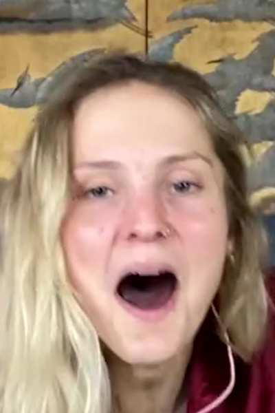 Airplane challenge on live tiktok