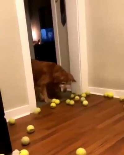 His smile at the end!