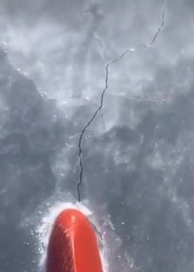 Breaking ice