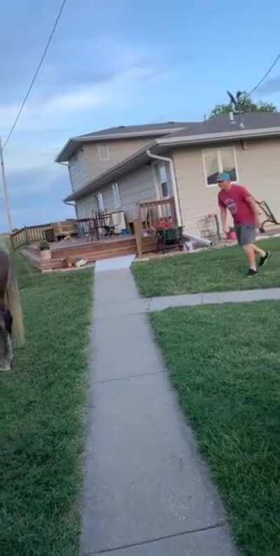 That was a haymaker!