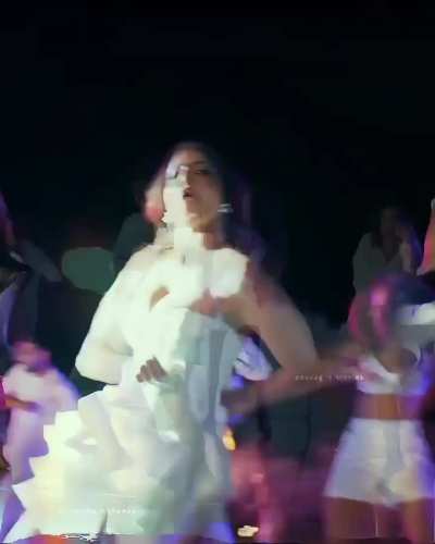 Malavika Mohanan from Nache Nache in Rajasaab. The main plot of RajaSaab that I'm interested in.