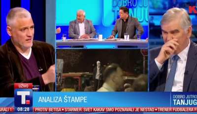 ČEDA: 15. MARTA JE BILO 200 NAORUŽANIH U SKUPŠTINI. Nije znao da je emisija već krenula uživo.