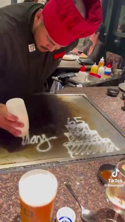 Impressive! Give this man a raise!