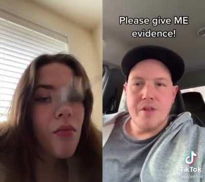 Please give me evidence!