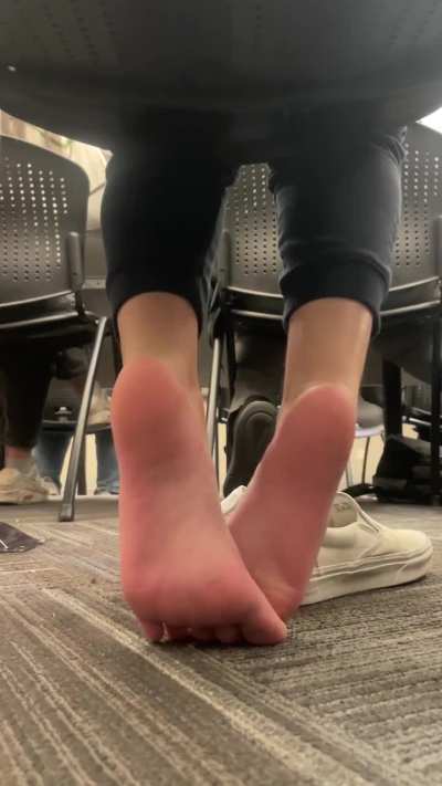 are you watching me or the professor?