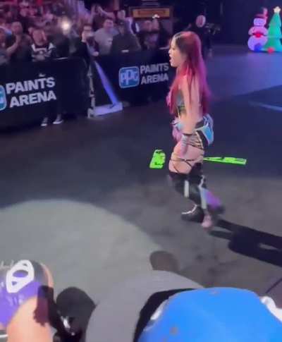 Iyo Sky spanking me hard after pegging me with her big strap on 