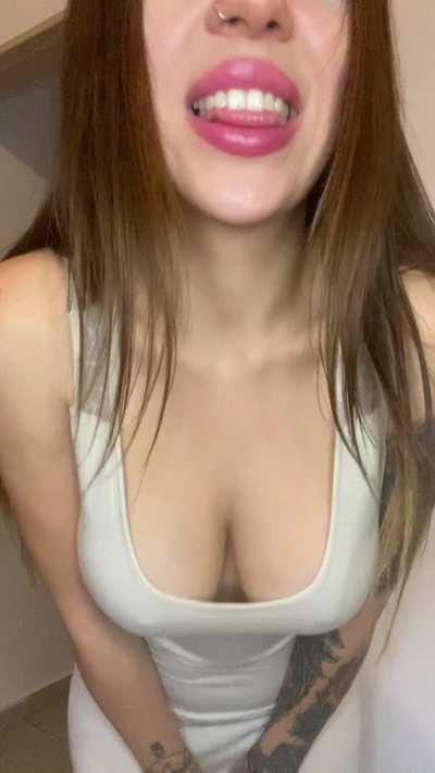 Right here is where your mouth belongs