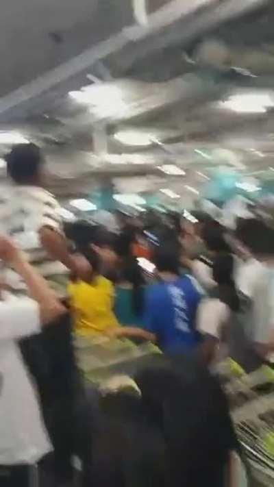 Stampede at vaccination site in Bangkok