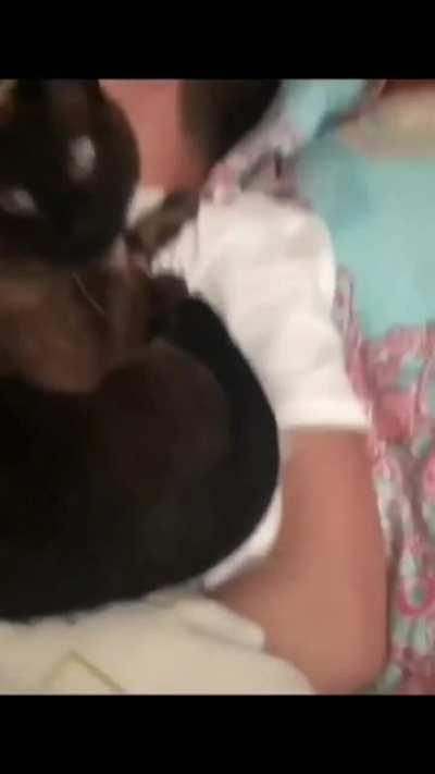 Don't worry, I'll keep him warm.