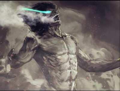 Declaration of war. 'I just keep moving forward. Until my enemies are destroyed'. - Eren Jaeger. Artwork credits - @shimoq