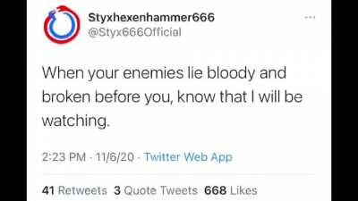 Meltdown from the Trump cult, serious note, the FBI has warned that domestic terror attacks from these people will be on the rise now that Trump lost, be safe