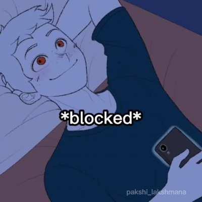 *blocked*