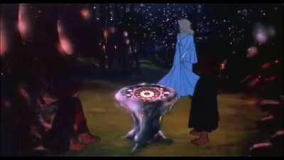 Galadriel offered the One Ring (The Lord of the Rings (1978) by Ralph Bakshi)