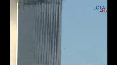 Group of Marsh & McLennan colleagues falling from 95th floor of North Tower at 10.06am. RIP.