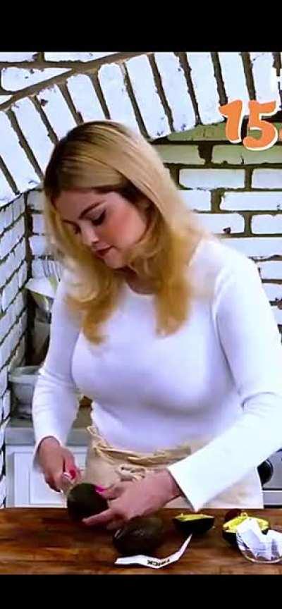 Selena’s avocados are huge..