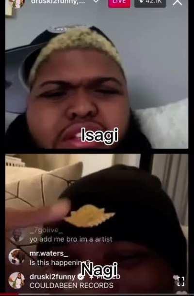 Isagi and Nagi in the second selection