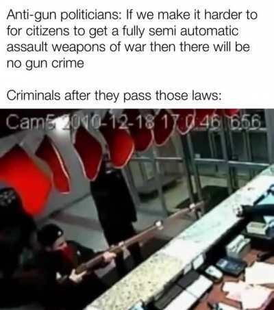 “Guys don’t worry HR 127 will totally stop all gun crime”- some anti gun cuck